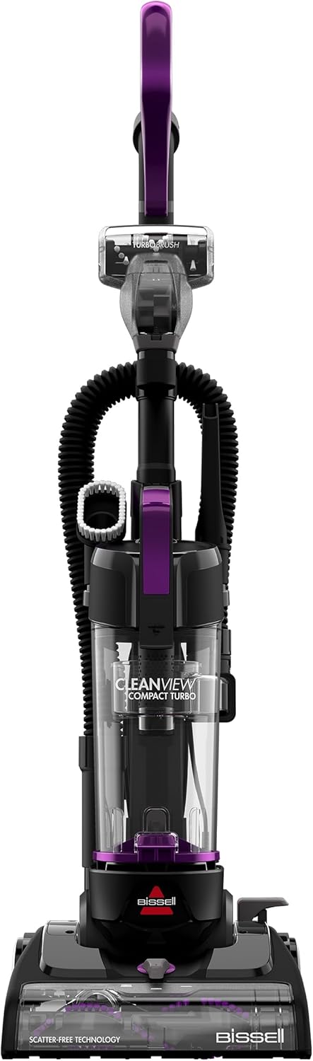 Bissell CleanView Compact Turbo Upright Vacuum with Quick Release Wand, Full