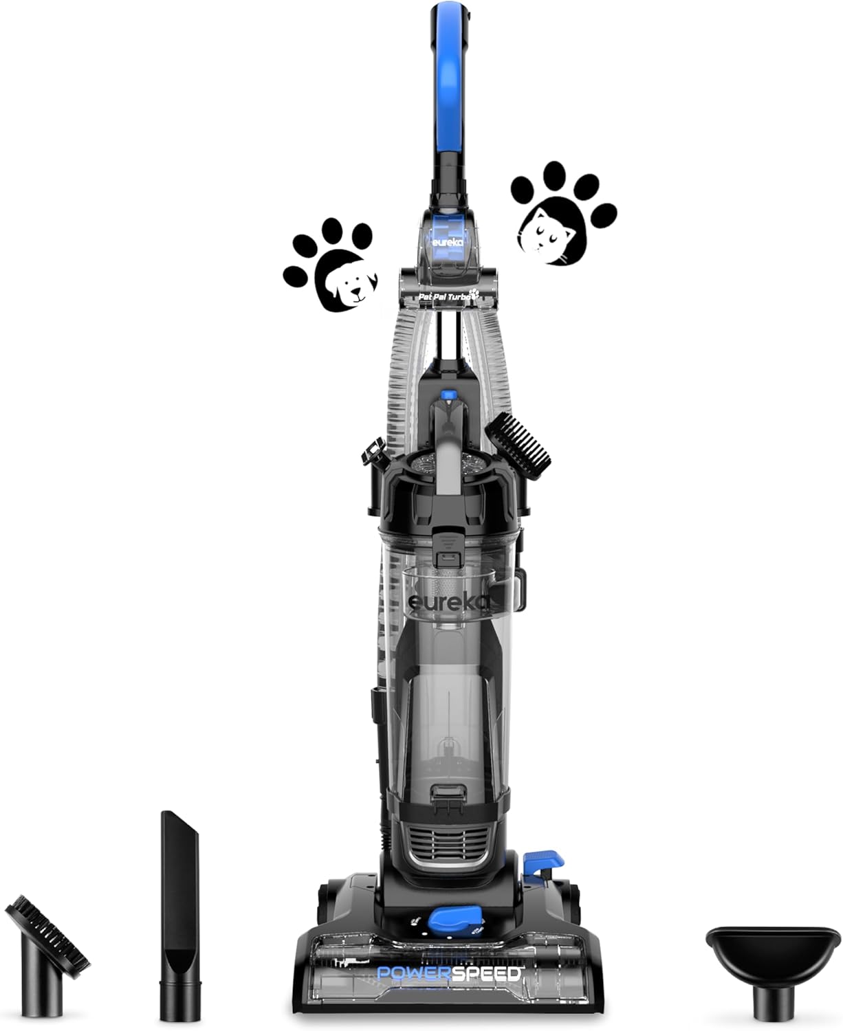 Eureka PowerSpeed Lightweight Upright Vacuum Cleaner for Carpet and Hard Floor,