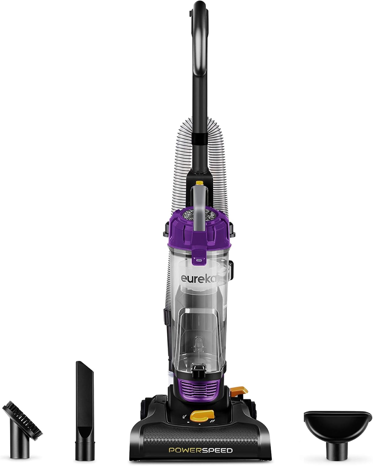 Eureka PowerSpeed Lightweight Upright Vacuum Cleaner for Carpet and Hard Floor, - View 3