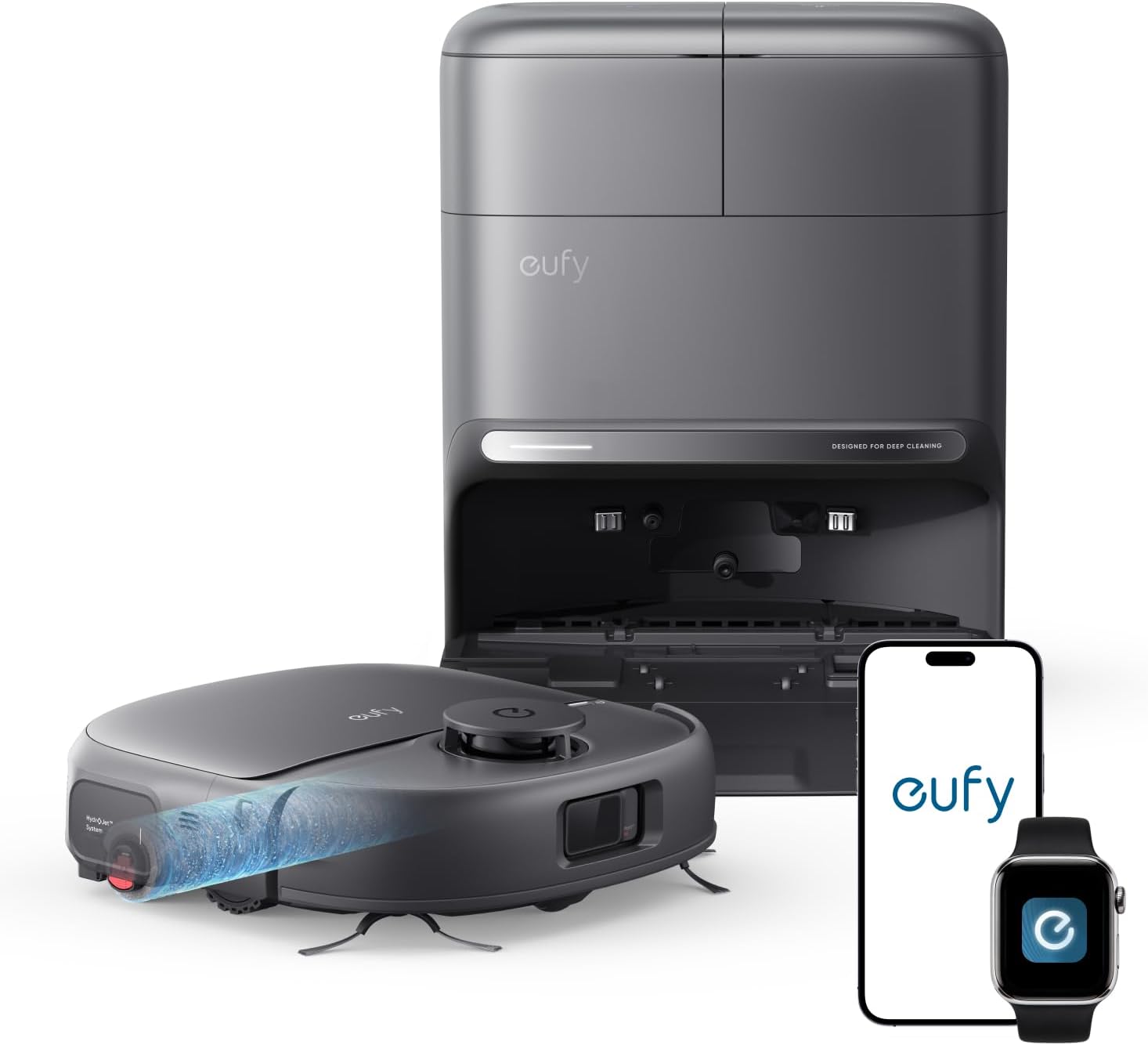 eufy C10 Robot Vacuum Self Emptying, 8 Weeks Hands Free, Advanced Smart Mapping