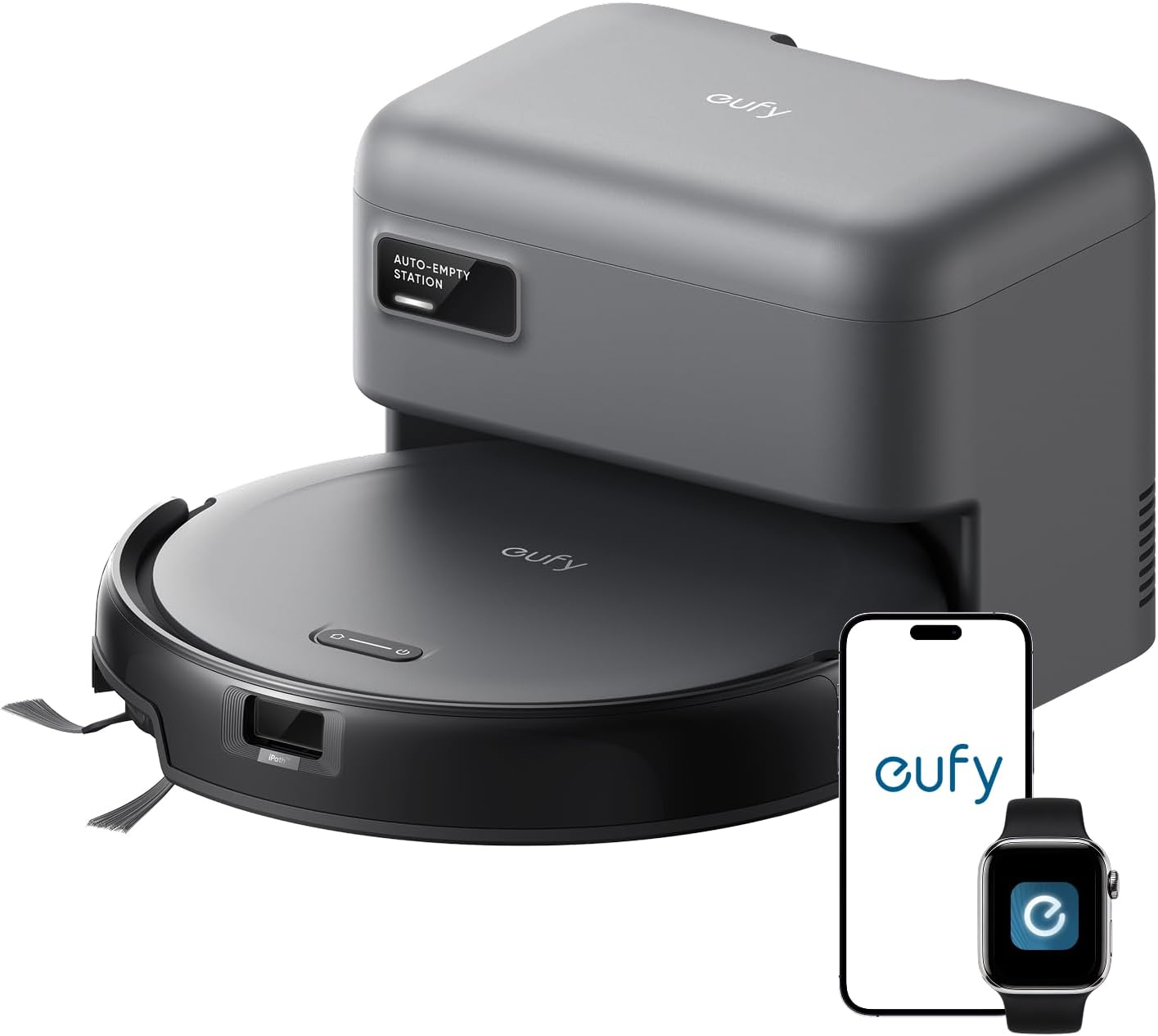 eufy C10 Robot Vacuum Self Emptying, 8 Weeks Hands Free, Advanced Smart Mapping - View 2