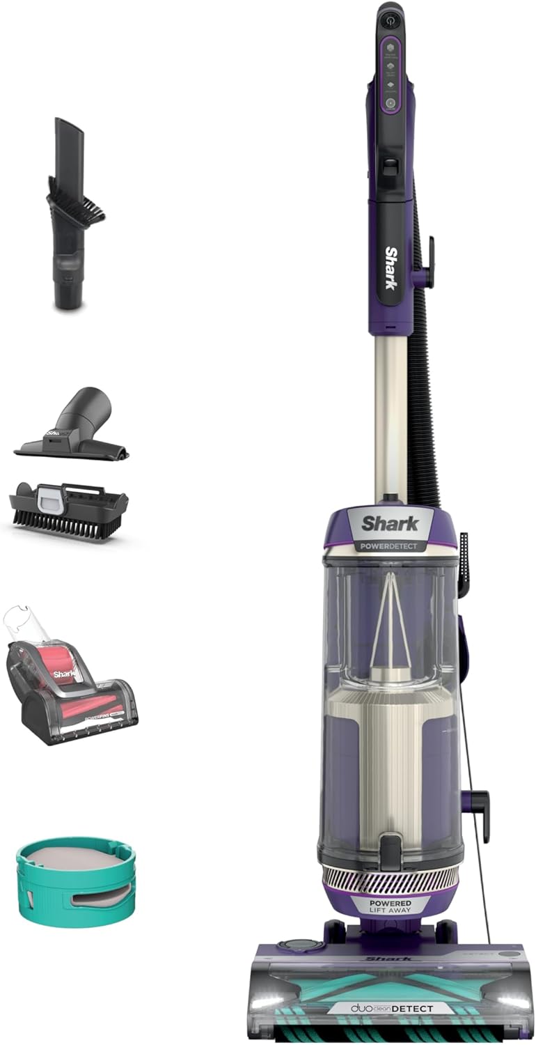 Shark POWERDETECT Upright Vacuum Cleaner with HEPA Filter, Heavy Duty Vacuum