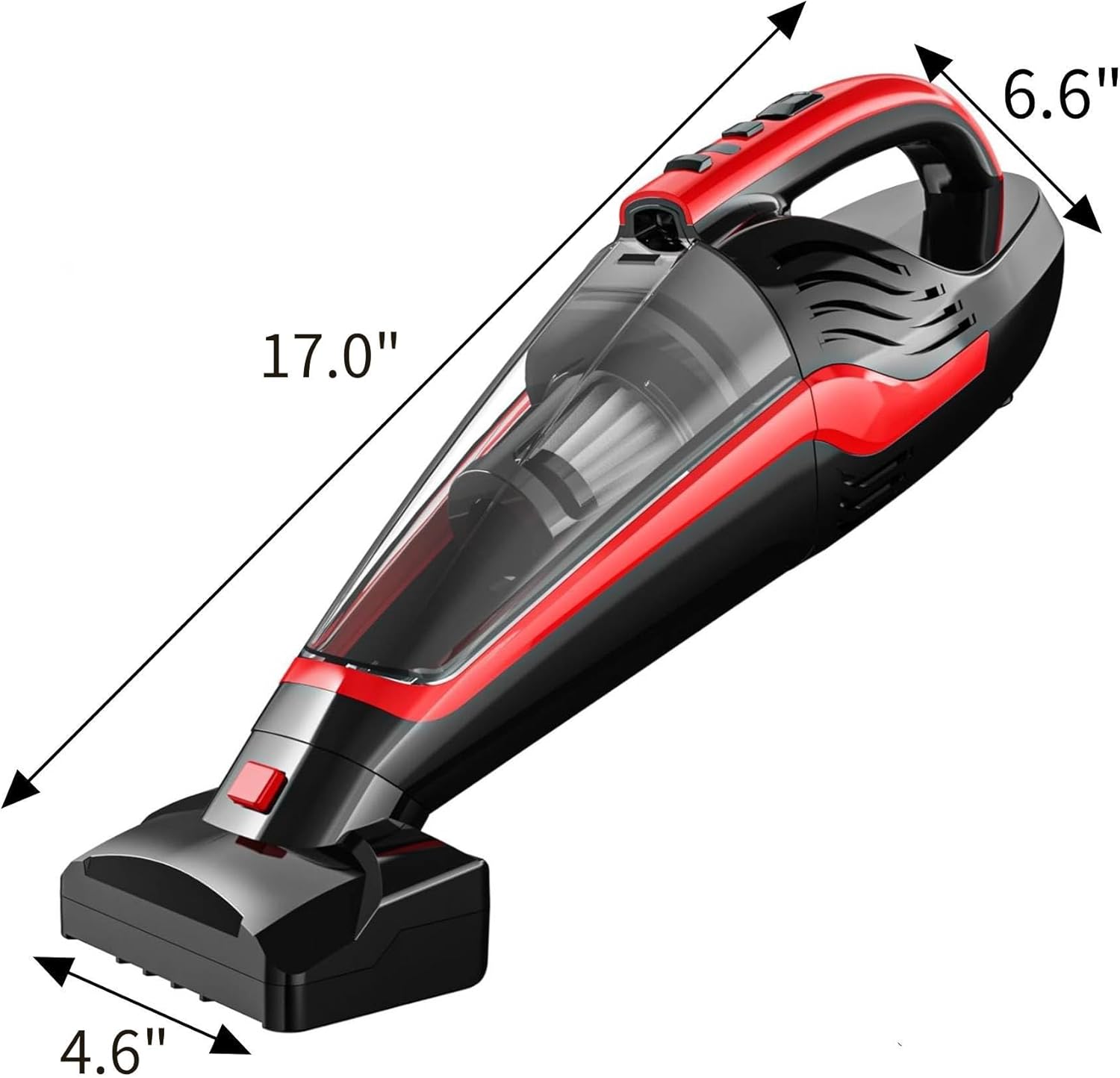 Powools Pet Hair Handheld Vacuum Cordless, Car Vacuum Rechargeable with - View 2