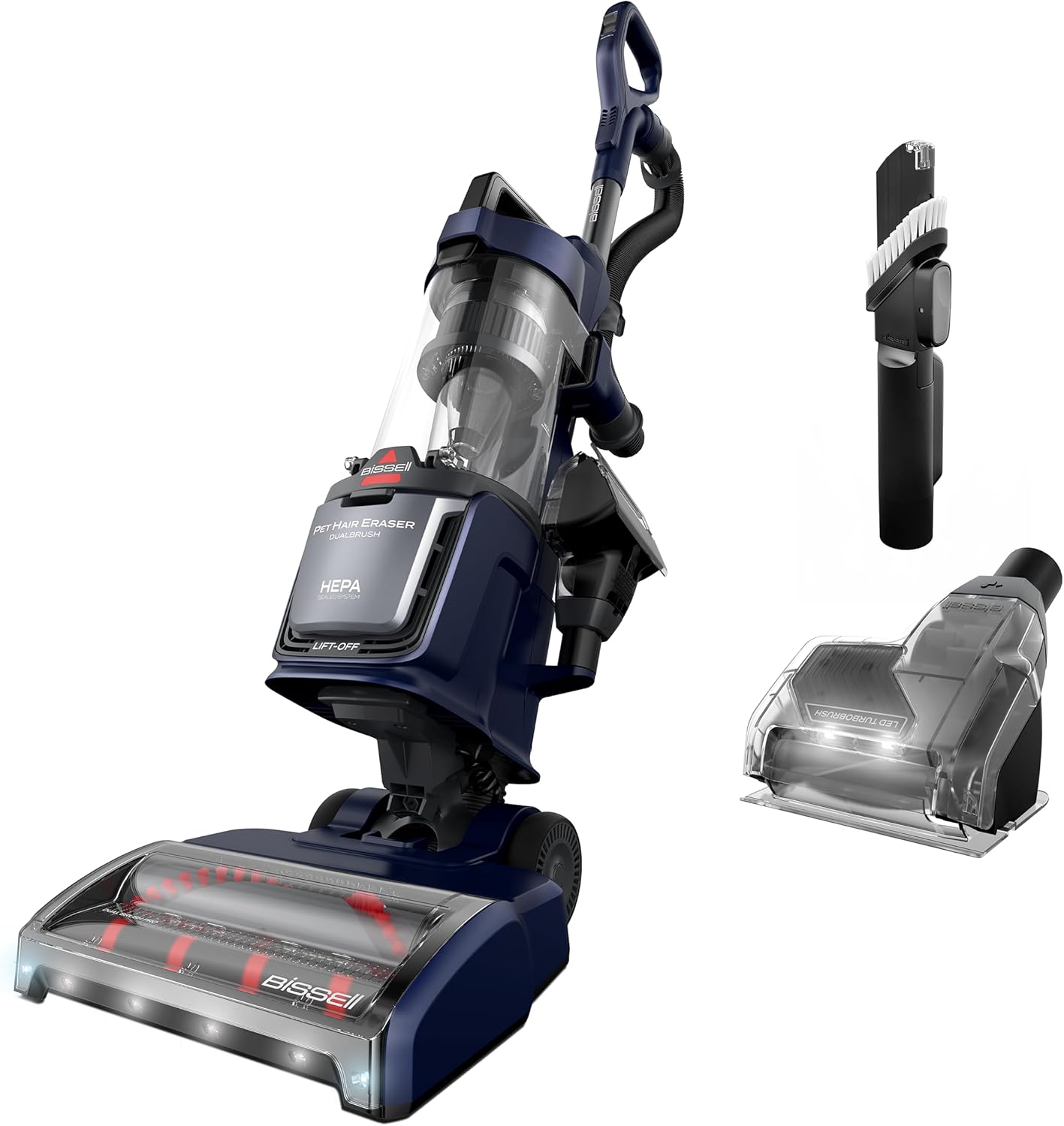 Bissell Pet Hair Eraser DualBrush Upright Vacuum with Two Brush Rolls, - View 2
