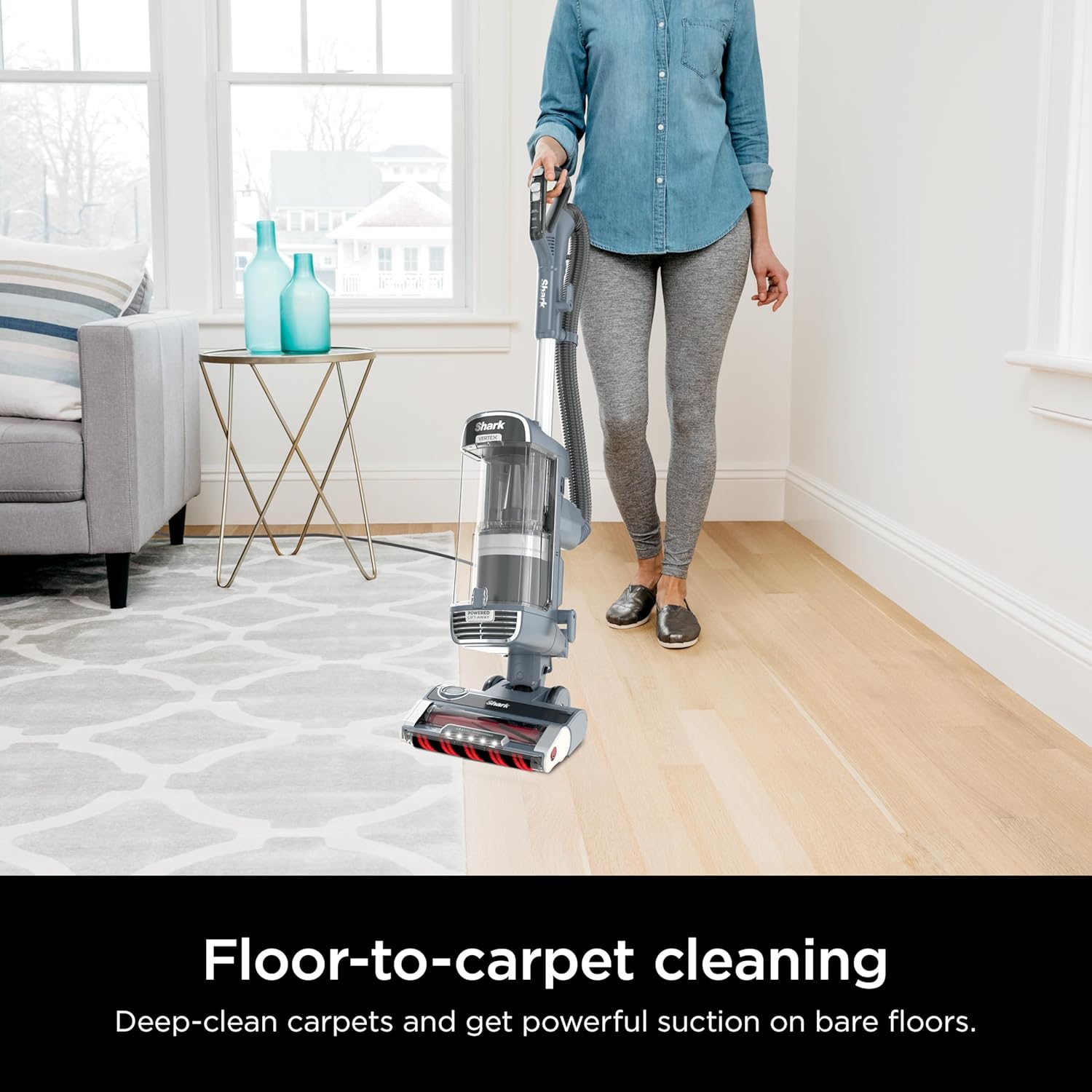 Shark Performance Powered Lift-Away Upright Vacuum, Ultra-Powerful Suction, No - View 4
