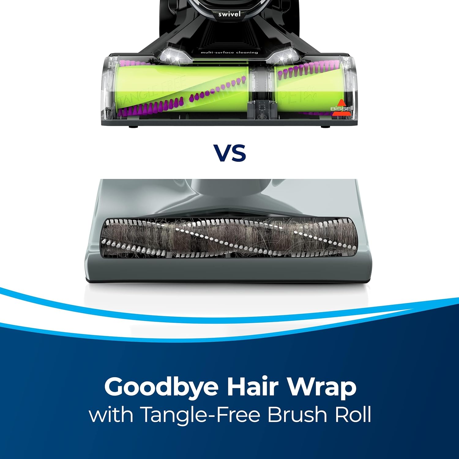 BISSELL 24613 Pet Hair Eraser Turbo Plus Lightweight Vacuum, Tangle-Free Brush - View 4