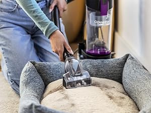 Bissell CleanView Compact Turbo Upright Vacuum with Quick Release Wand, Full Size Power, Compact Size for Apartments & Dorms, 3437F detail 4