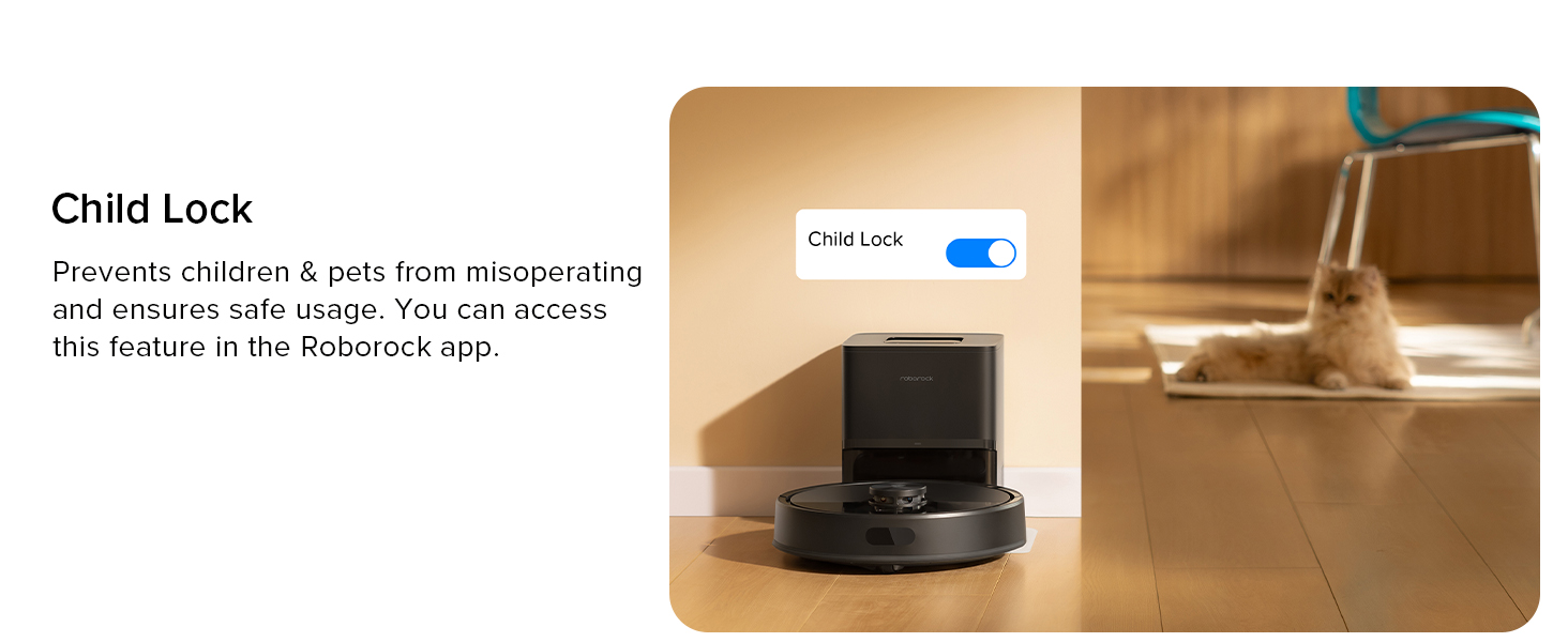 roborock Q7 M5+ Robot Vacuum and Mop, Upgraded from Q5 Max+, Up to 7-9 Weeks Self-Empty, 10000Pa Suction, Dual Anti-Tangle System for Pet Hair & Carpet, PreciSense LiDAR Navigation, App Control, Black detail 9