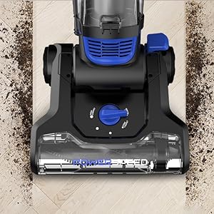 Eureka Lightweight Powerful Upright Vacuum Cleaner for Carpet and Hard Floor, PowerSpeed, New Model,Blue,black/New Model detail 10