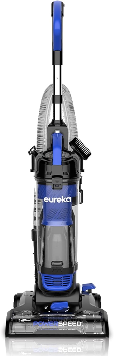 Eureka Lightweight Powerful Upright Vacuum Cleaner for Carpet and Hard Floor, PowerSpeed, New Model,Blue,black/New Model detail 12