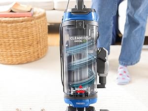 Bissell CleanView Swivel Vacuum with Triple Action Brush Roll, Swivel Steering, Extension Wand, Easy-Empty Dirt Tank, Multi-Cyclonic Suction System detail 7