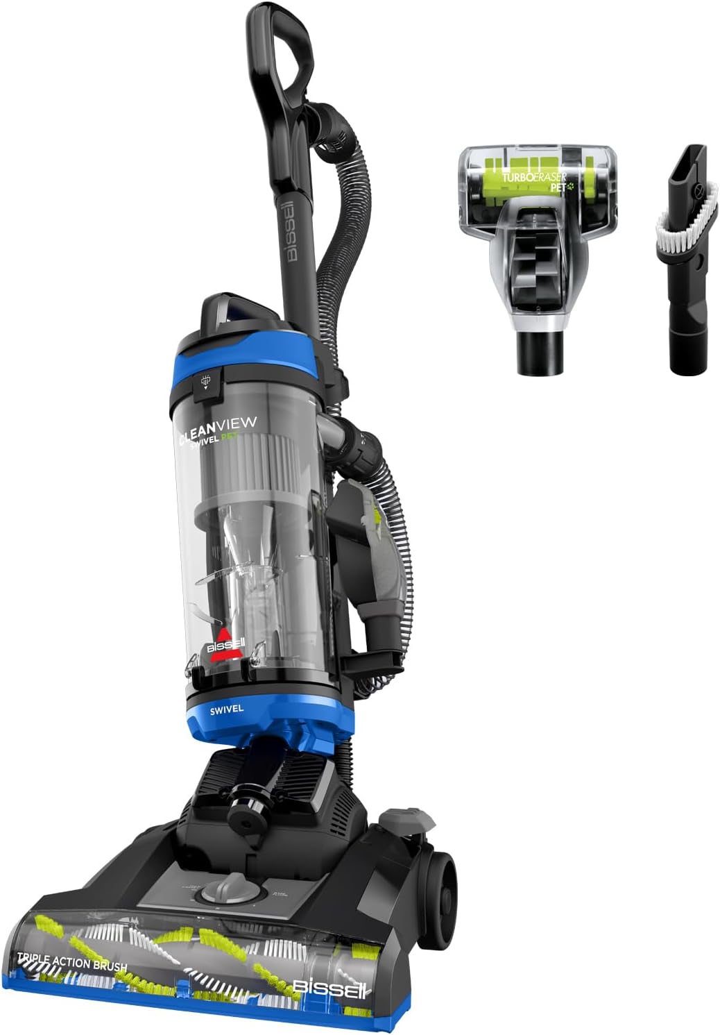 Bissell CleanView Swivel Vacuum with Triple Action Brush Roll, Swivel Steering, Extension Wand, Easy-Empty Dirt Tank, Multi-Cyclonic Suction System detail 9