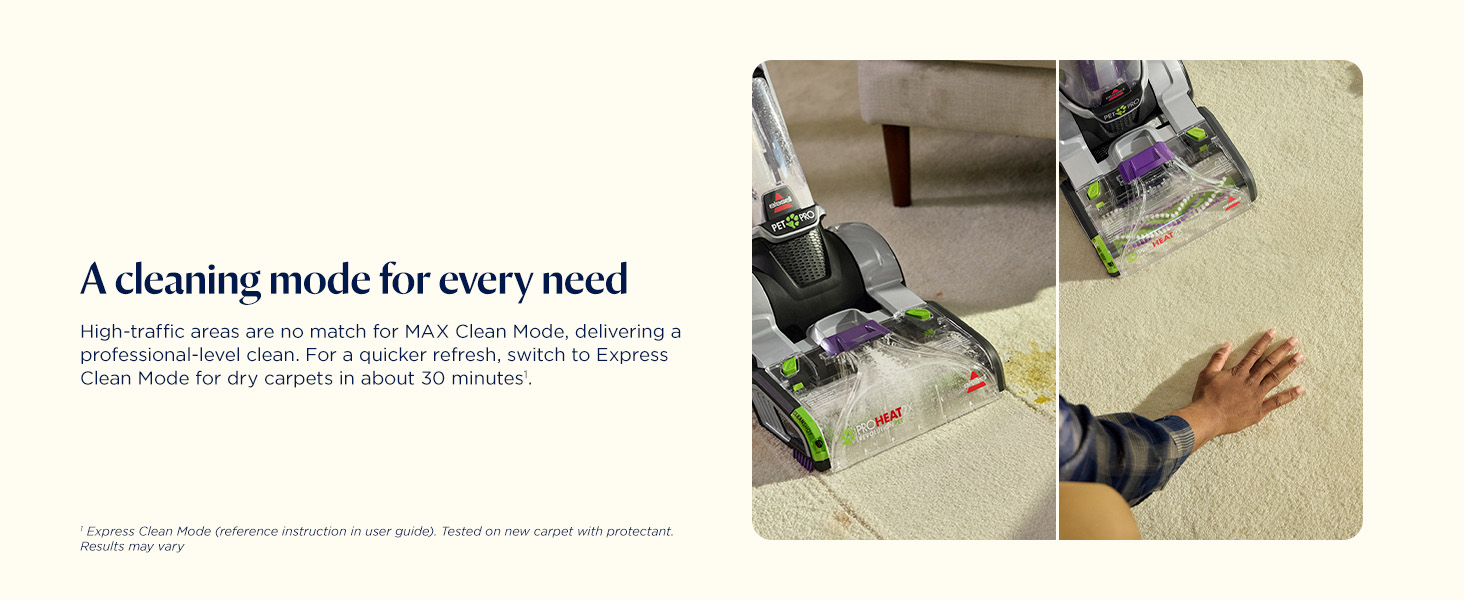 BISSELL ProHeat 2X Revolution Pet Pro Plus, 3588F, Upright Deep Cleaner, 30-minute Dry Time, Dual Dirt Lifter Powerbrush, Hose & Tool Attachment, Pet Upholstery and Tough Stain Tool Included detail 4