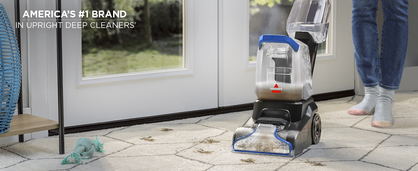 BISSELL TurboClean PET, Upright Carpet & Upholstery Cleaner, 3948 detail 1