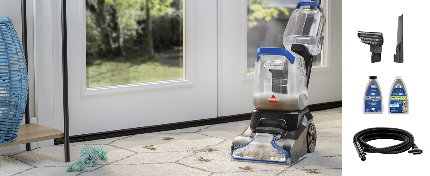BISSELL TurboClean PET, Upright Carpet & Upholstery Cleaner, 3948 detail 12