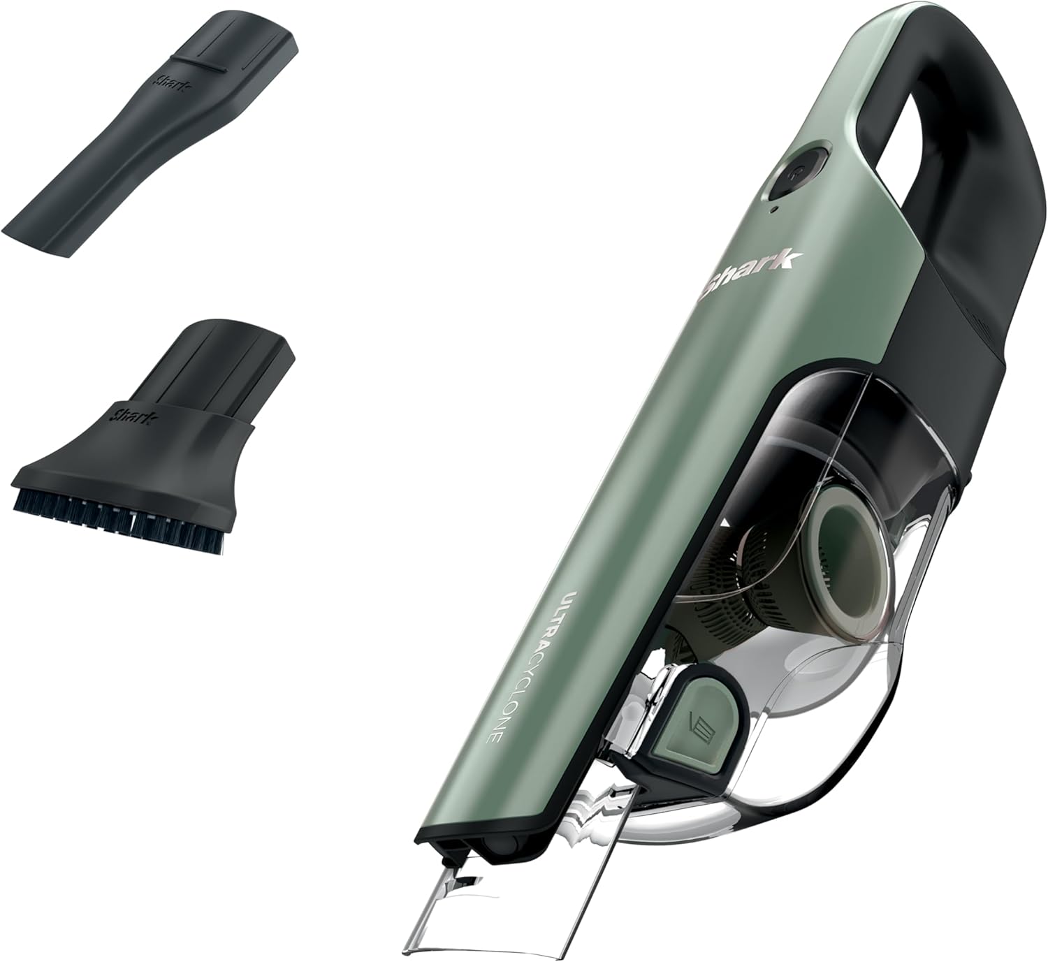 Shark UltraCyclone™ Pet Pro Plus Cordless Hand Vacuum, Powerful Suction, Handheld Vacuum for Car & Home, Pet Power Brush, Crevice Tool, Scrubbing Brush, XL Dust Cup, Black, CH951 detail 10