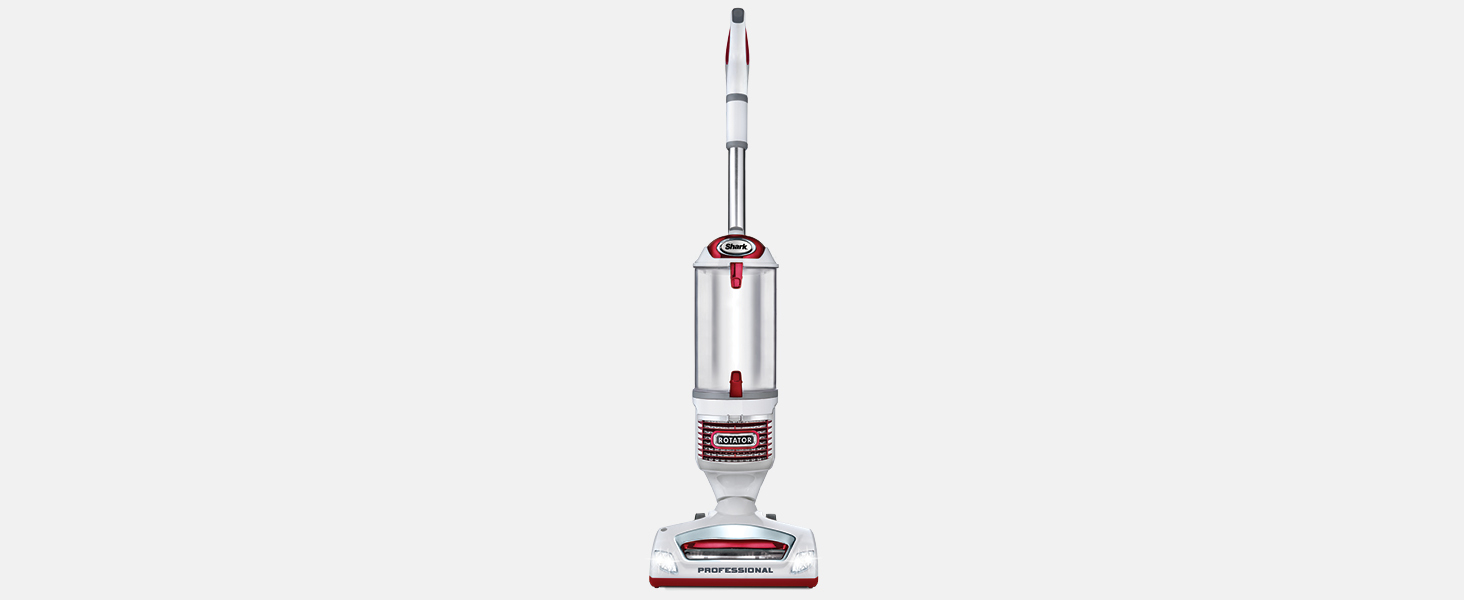 Shark Upright Vacuum Cleaner | Rotator Lift-Away | Pet Hair, Carpet & Hard Floor Cleaning | Dusting Brush, Upholstery & Crevice Tools | HEPA Filter | Swivel Steering | Headlights | White/Red | NV501 detail 8