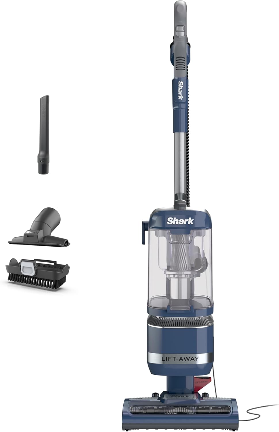 Shark Upright Vacuum Cleaner | Rotator Lift-Away | Pet Hair, Carpet & Hard Floor Cleaning | Dusting Brush, Upholstery & Crevice Tools | HEPA Filter | Swivel Steering | Headlights | White/Red | NV501 detail 9