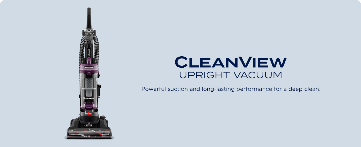 Bissell CleanView Upright Vacuum with Pet Hair Brush Roll, Powerful Suction, Pet Hair Tools, Large Dirt Container, 4438 detail 1