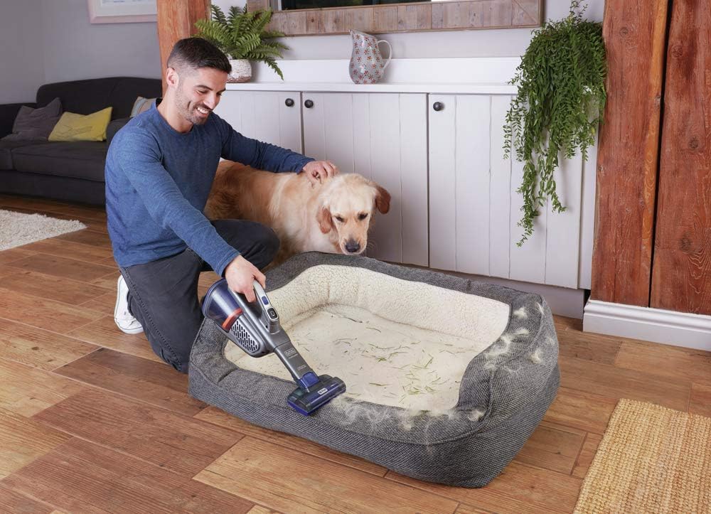 BLACK+DECKER dustbuster furbuster Pet Hair Vacuum with Motorized Pet Hair Brush, Handheld Vacuum Cordless for Home and Car, Rechargeable, Portable, Powerful Suction, AdvancedClean (HHVK515JP07) detail 15