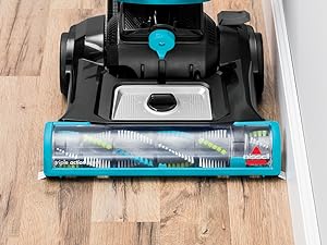 Bissell 2254 CleanView Swivel Rewind Pet Upright Bagless Vacuum, Automatic Cord Rewind, Swivel Steering, Powerful Pet Hair Pickup, Specialized Pet Tools, Large Capacity Dirt Tank, Teal detail 5