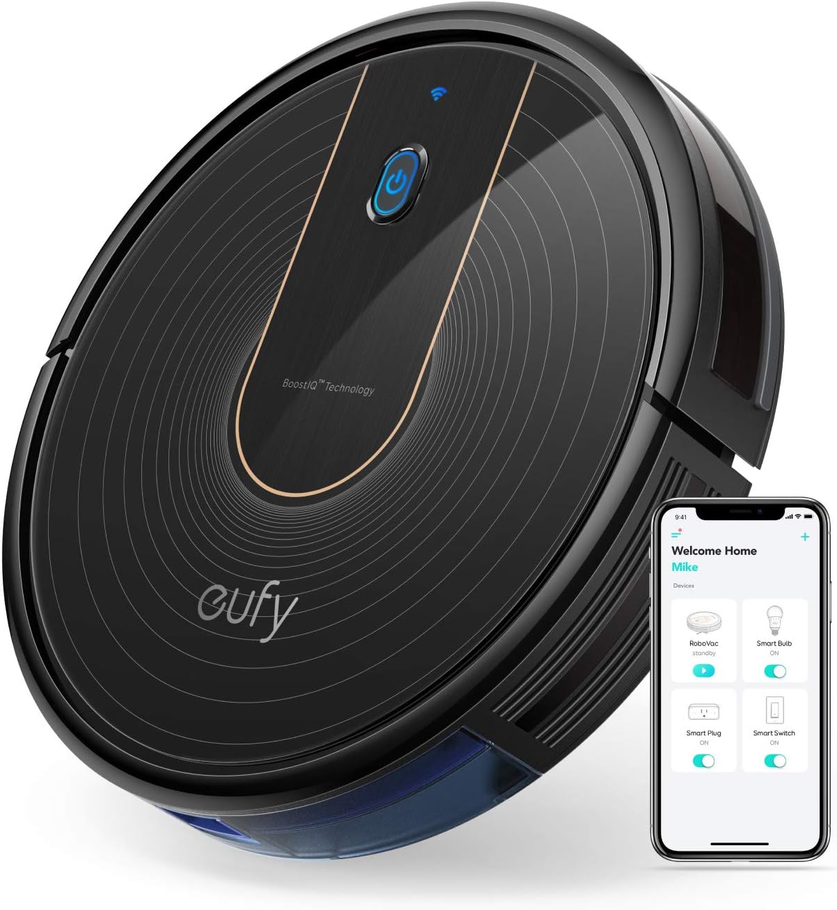 eufy C10 Robot Vacuum Self Emptying, 8 Weeks Hands Free, Advanced Smart Mapping with LiDAR Navigation, 2.85-Inch Slim Design, Powerful Suction, Edge Expansion Brush for Pet Hair, Carpet Detection detail 17