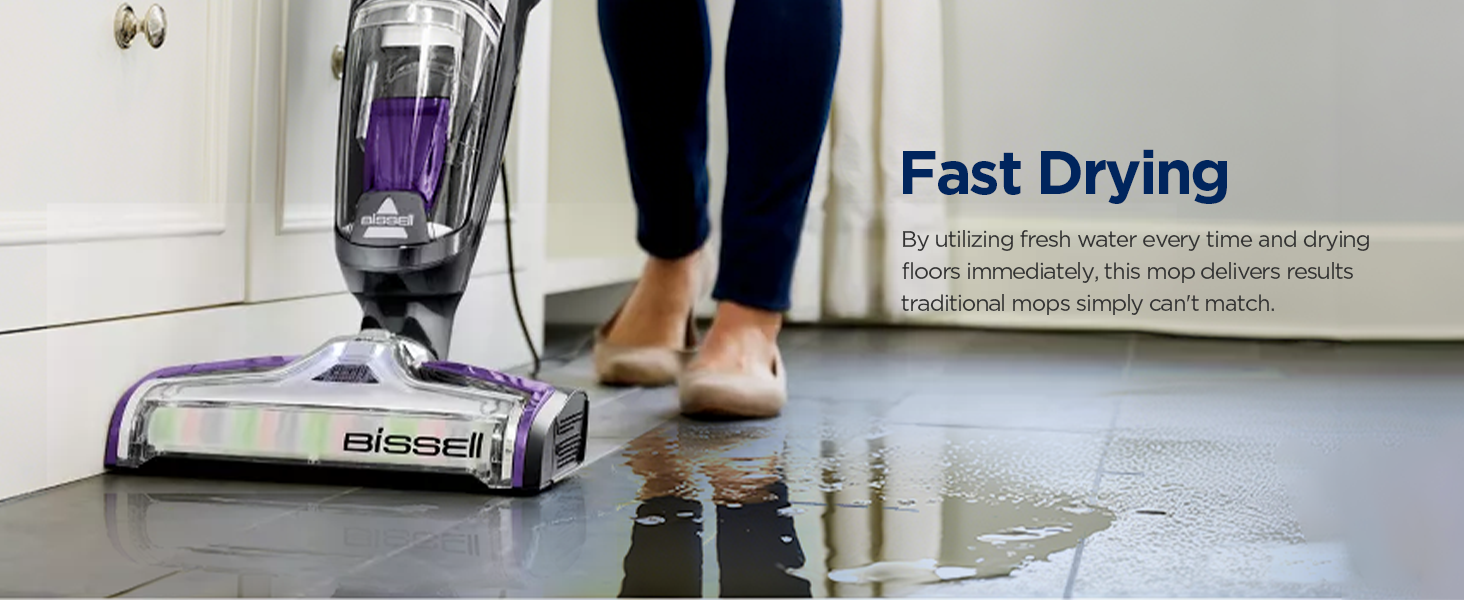 BISSELL Crosswave Pet Pro All in One Wet Dry Vacuum Cleaner and Mop for Hard Floors and Area Rugs, Purple, 2306A detail 5