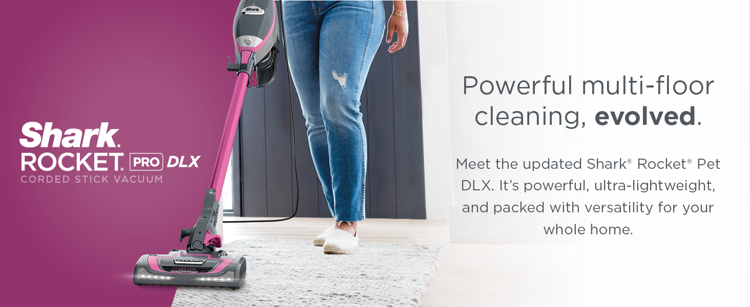 Shark HV371 Rocket Pro DLX Corded Stick, Removable Hand Vacuum, Advanced Swivel Steering, XL Cup, Crevice Tool, Upholstery Tool & Anti-Allergen Dust Brush, Fuchsia, Capacity detail 1
