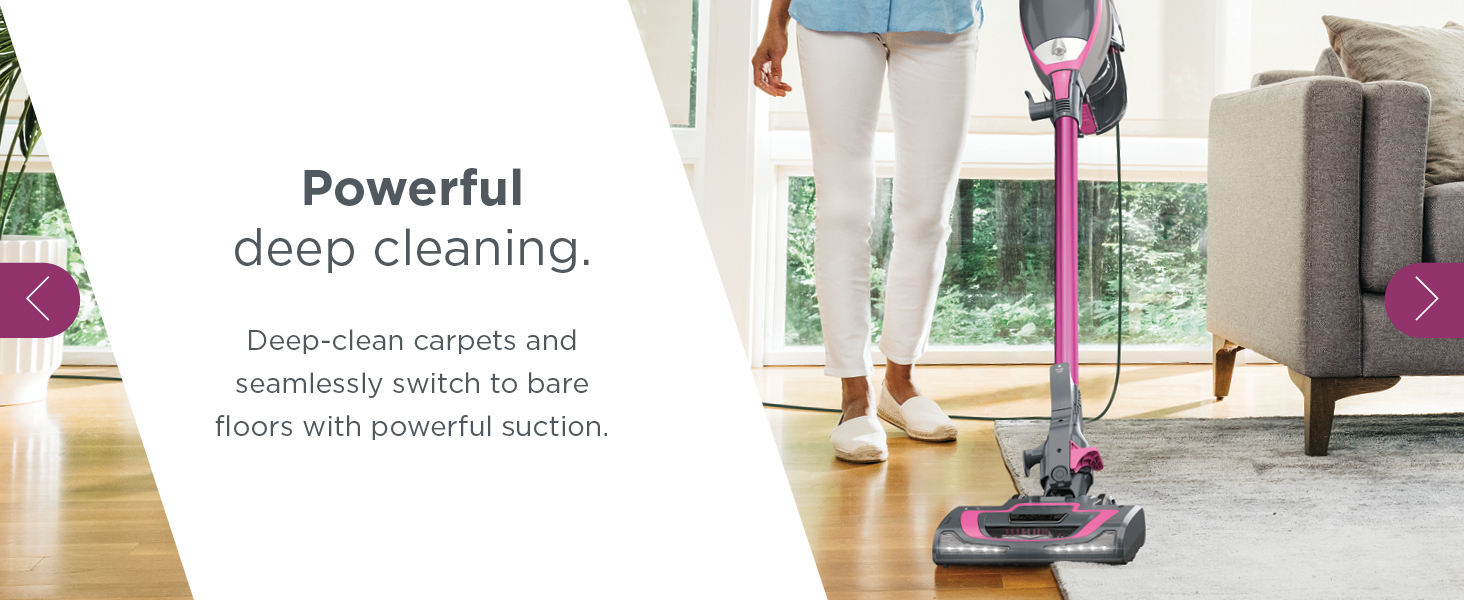 Shark HV371 Rocket Pro DLX Corded Stick, Removable Hand Vacuum, Advanced Swivel Steering, XL Cup, Crevice Tool, Upholstery Tool & Anti-Allergen Dust Brush, Fuchsia, Capacity detail 2