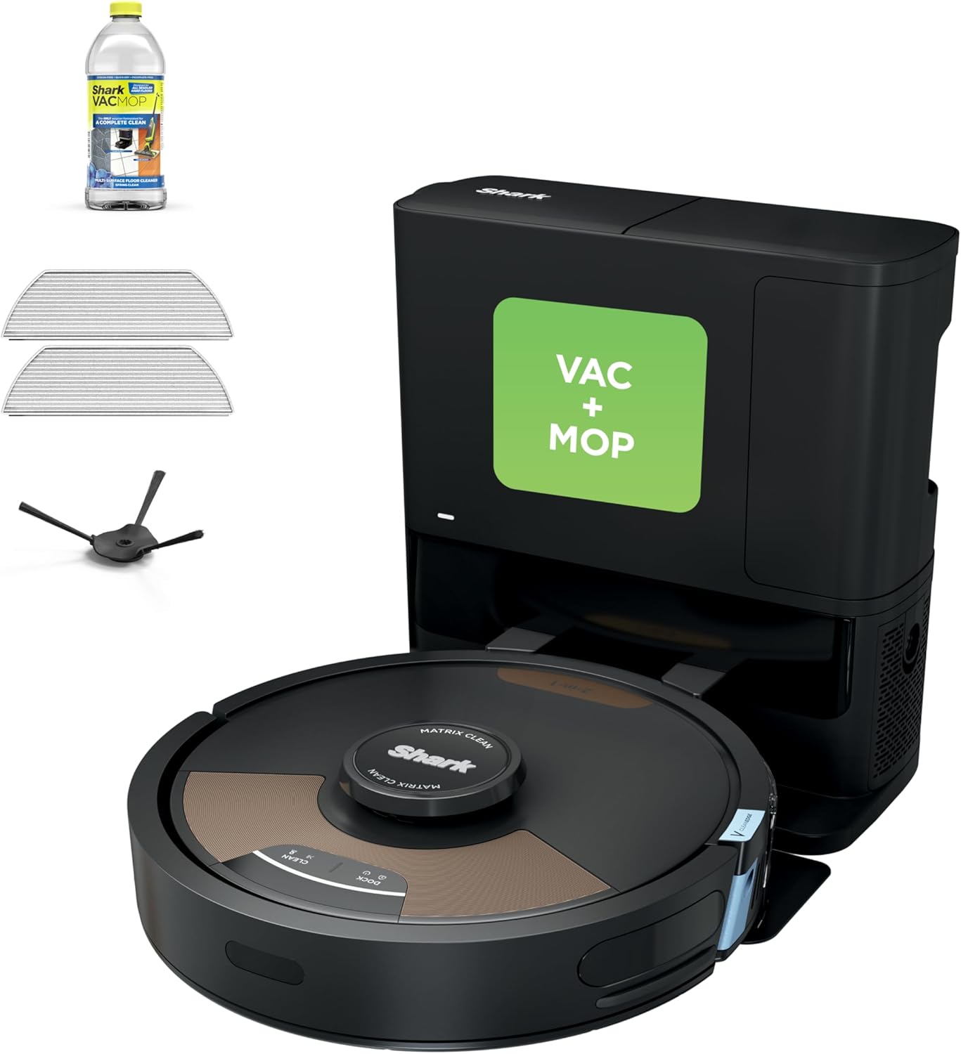 Shark AV2501S AI Ultra Robot Vacuum, with Matrix Clean, Home Mapping, 30-Day Capacity HEPA Bagless Self Empty Base, Perfect for Pet Hair, Wifi, Dark Grey detail 11