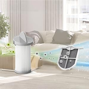 EyeVac Home Touchless Vacuum Automatic Dustpan - Great for Sweeping Pet Hair Food Dirt Kitchen - Ultra Fast & Powerful, No More Bending Down, Bagless, Corded, Automatic Sensors, 1000 Watt (White) detail 11