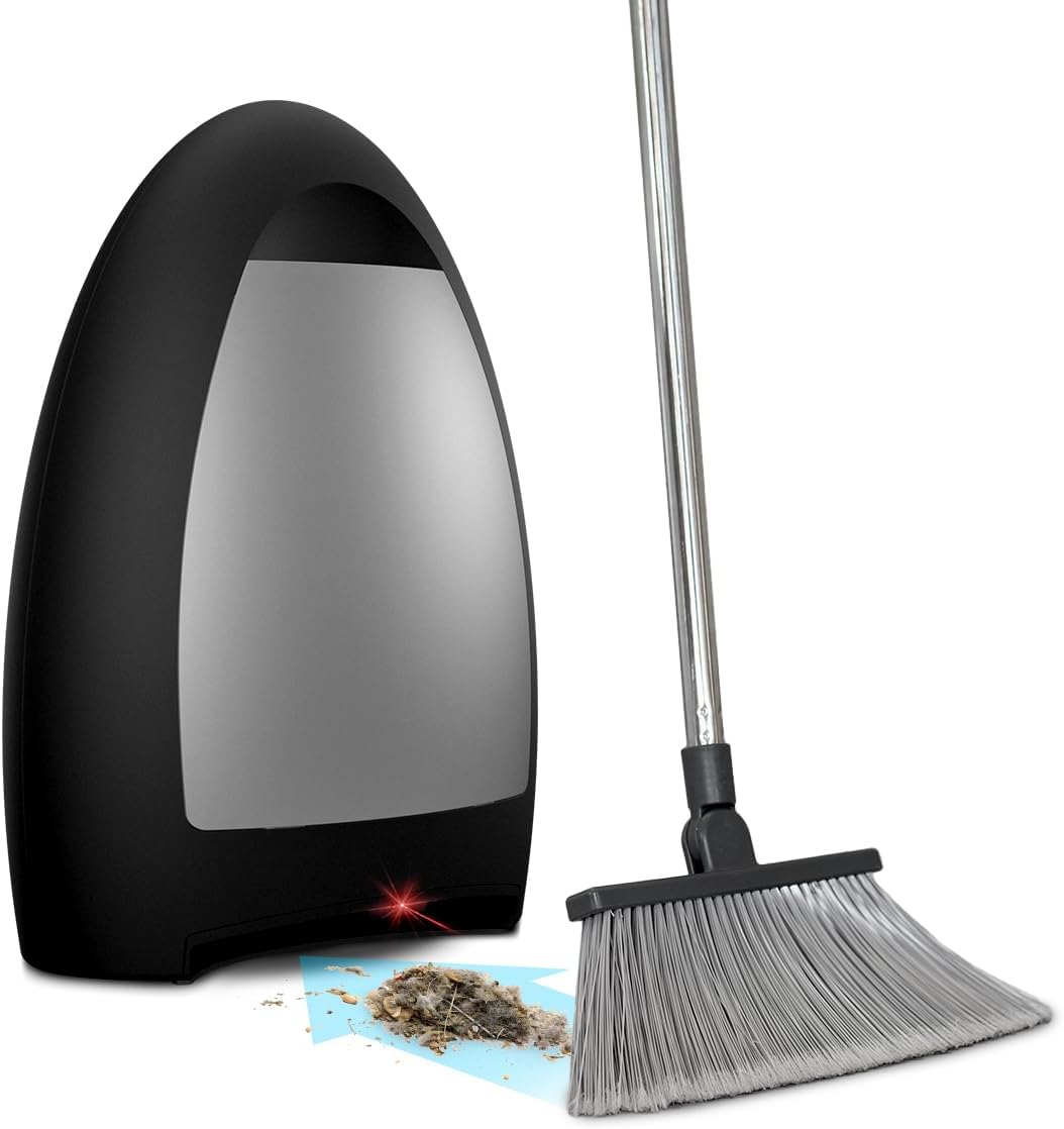 EyeVac Home Touchless Vacuum Automatic Dustpan - Great for Sweeping Pet Hair Food Dirt Kitchen - Ultra Fast & Powerful, No More Bending Down, Bagless, Corded, Automatic Sensors, 1000 Watt (White) detail 18