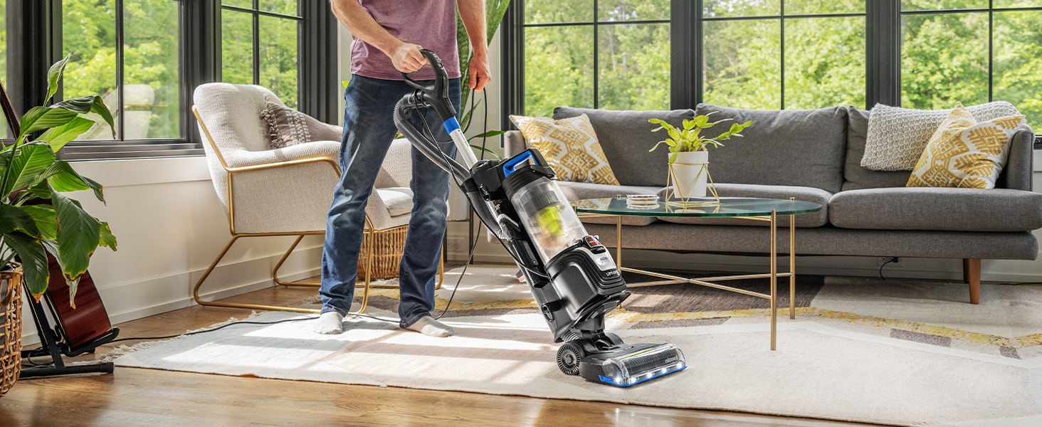 Bissell Pet Hair Eraser Turbo Lift-Off Vacuum, w/Self-Cleaning Brush Roll, HEPA Filtration, Powerful Pet Hair Pickup with TurboBrush Pivot Tool & LED-lit dusting Brush & Crevice Tool, 3774F detail 1