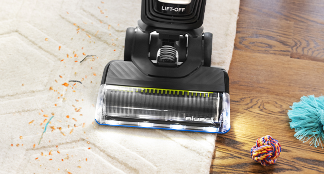 Bissell Pet Hair Eraser Turbo Lift-Off Vacuum, w/Self-Cleaning Brush Roll, HEPA Filtration, Powerful Pet Hair Pickup with TurboBrush Pivot Tool & LED-lit dusting Brush & Crevice Tool, 3774F detail 2