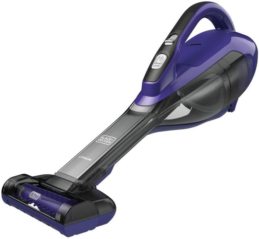 BLACK+DECKER dustbuster furbuster AdvancedClean Cordless Pet Handheld Vacuum, Home and Car Vacuum (HLVA325JP07) detail 7