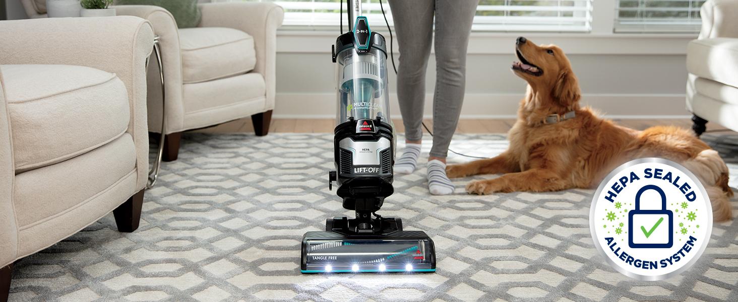 Bissell MultiClean Allergen Lift-Off Pet Vacuum with HEPA Sealed System, Detachable Canister for Stairs & Upholstery, LED Headlights, Tangle-Free Brush Roll, 2998 detail 6