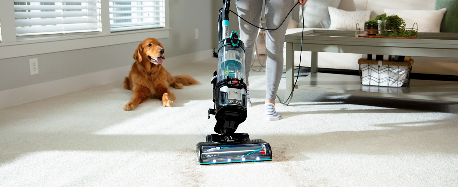 Bissell MultiClean Allergen Lift-Off Pet Vacuum with HEPA Sealed System, Detachable Canister for Stairs & Upholstery, LED Headlights, Tangle-Free Brush Roll, 2998 detail 9