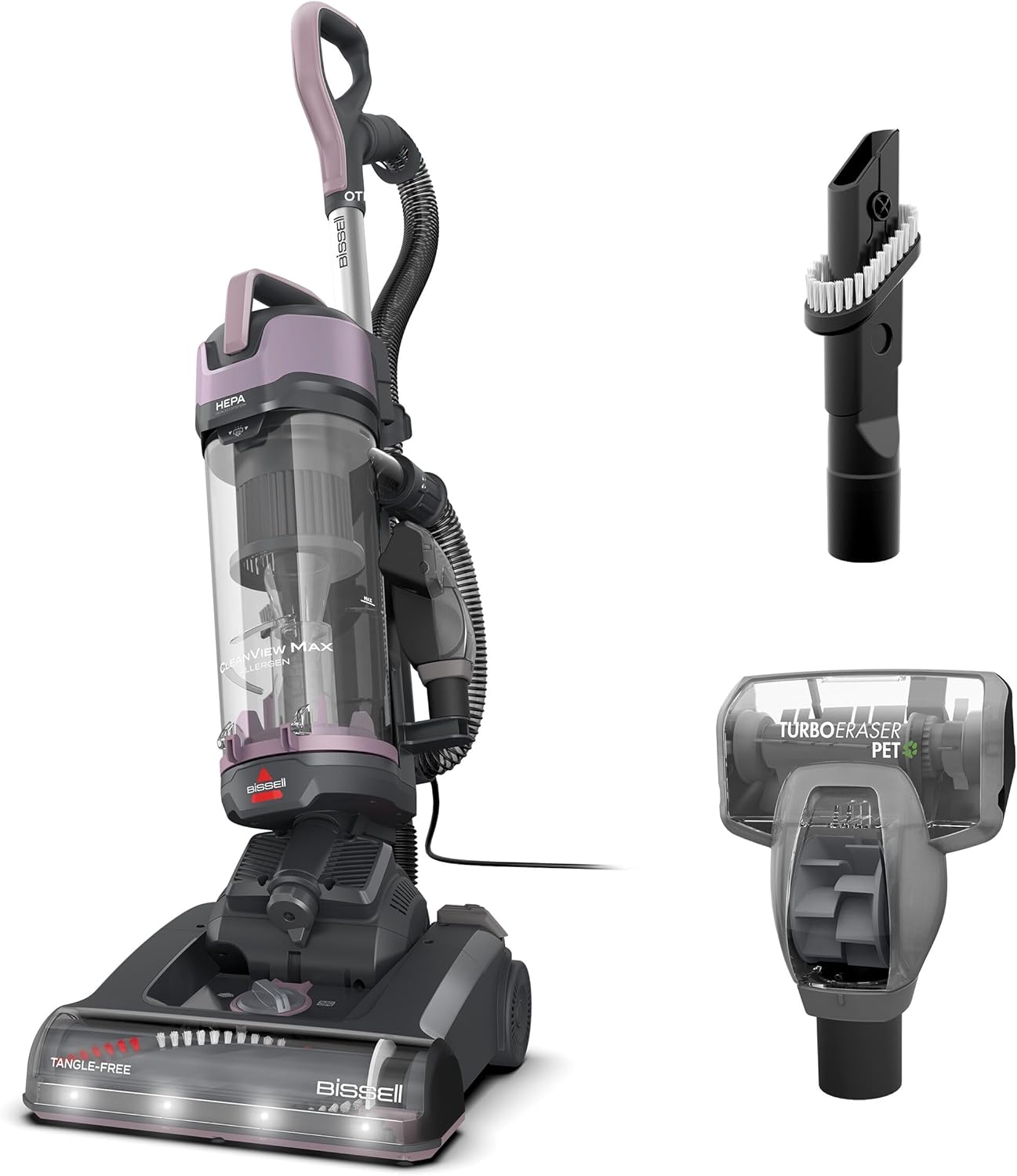 Bissell CleanView Max Tangle-Free with LED Headlights, Active Extension Wand, Tangle-Free Brush Roll, Included pet Tools, 4072L detail 10