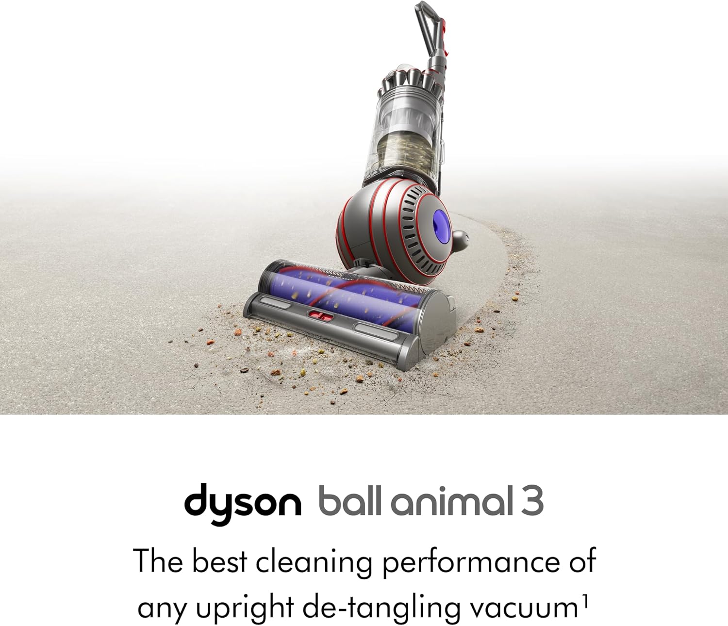 Dyson Ball Animal 3 Upright Vacuum, Corded, 290AW, De-tangling Motorbar Cleaner Head for All Floors, 3 Suction Modes detail 17