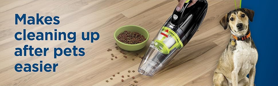 Bissell Pet Hair Eraser Cordless Hand Vacuum, Home, Auto, and Pet Vacuum, Crevice Tool, Upholstery Tool, and Motorized Brush Included, 1782 detail 1