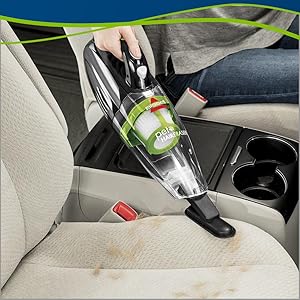 Bissell Pet Hair Eraser Cordless Hand Vacuum, Home, Auto, and Pet Vacuum, Crevice Tool, Upholstery Tool, and Motorized Brush Included, 1782 detail 7