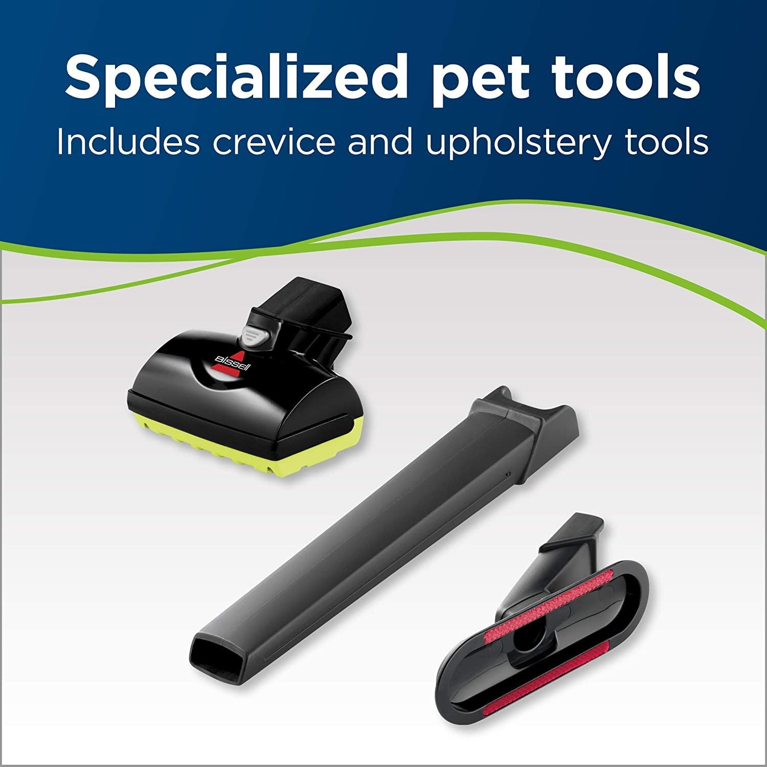 Bissell Pet Hair Eraser Cordless Hand Vacuum, Home, Auto, and Pet Vacuum, Crevice Tool, Upholstery Tool, and Motorized Brush Included, 1782 detail 18