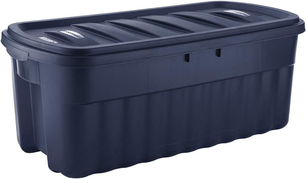 Rubbermaid 50 Gallon Roughneck️ Storage Tote Durable, Reusable, Plastic Storage