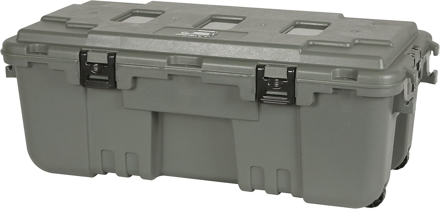 Plano Storage Trunk - 108 Quart w/ Wheels (1819) - Hunter Green - View 5