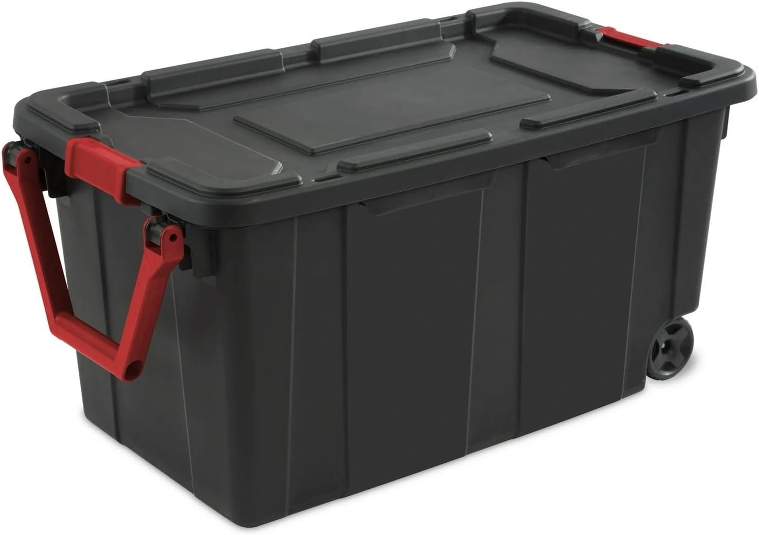 GardenNest Black 16-Pack 40-Gallon Wheeled Storage Bins Storage Box with - View 4
