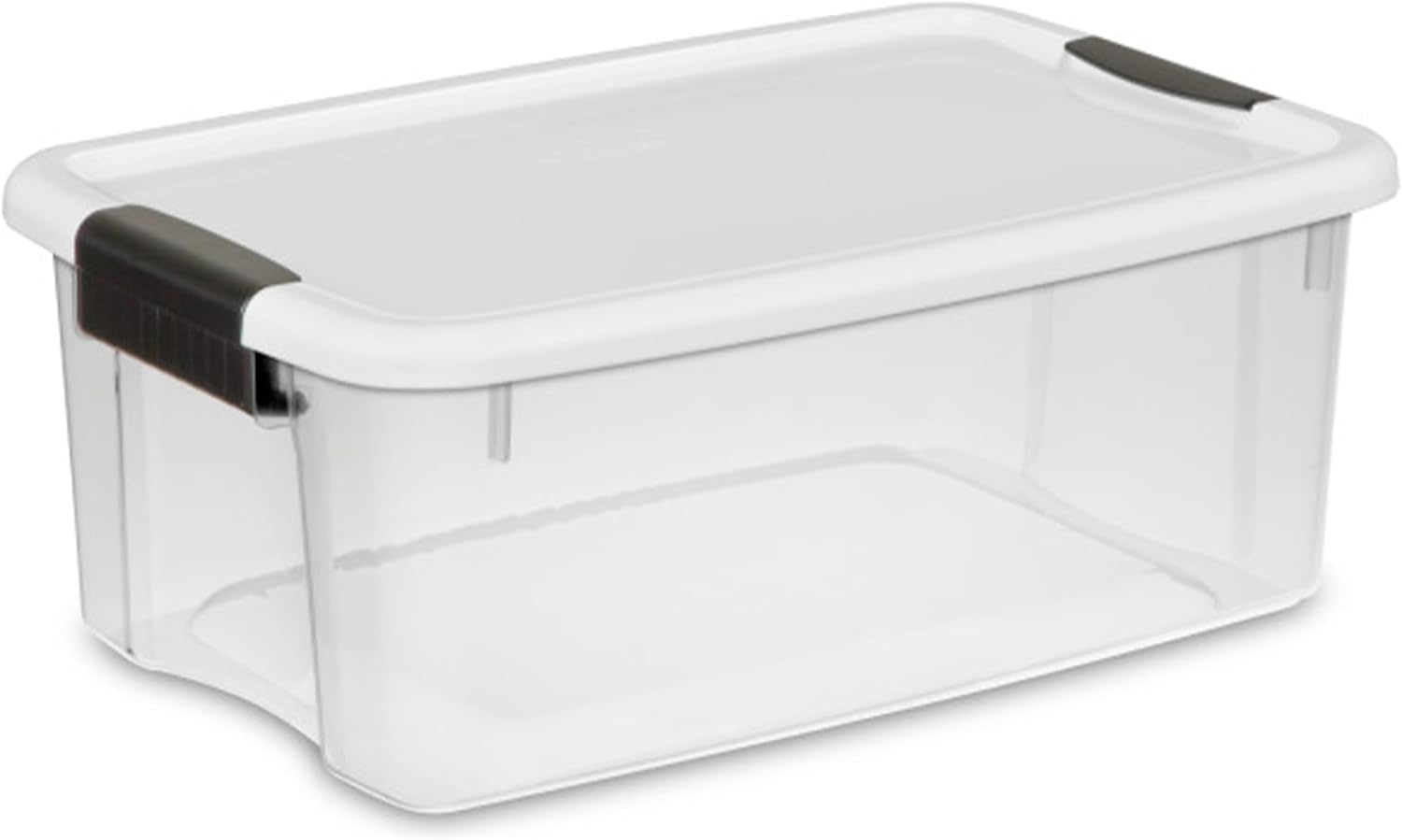 Sterilite 4-Pack Ultra Latching Box - Heavy-Duty Clear Plastic 70 Quart Storage