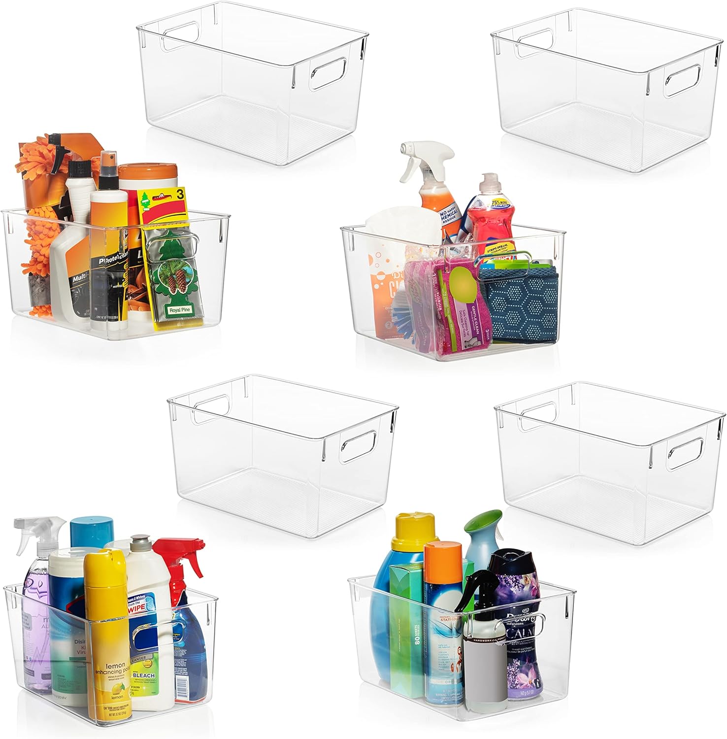ClearSpace Clear Plastic Storage Bins - Pantry Organizers & Storage Containers, - View 2