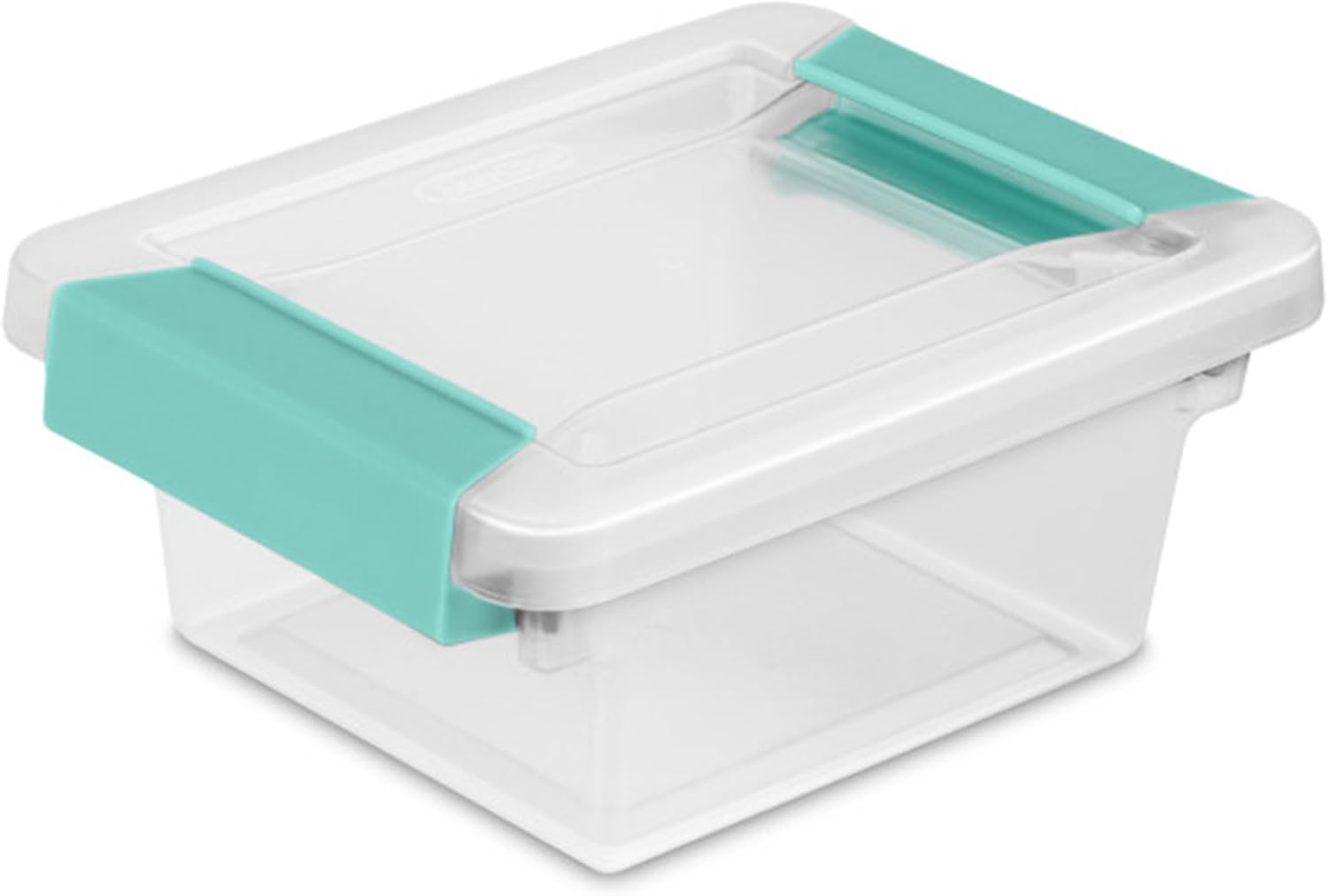 Sterilite 6-Pack Clip Box, Stackable Clear Plastic Bins with Latching Lids, - View 4