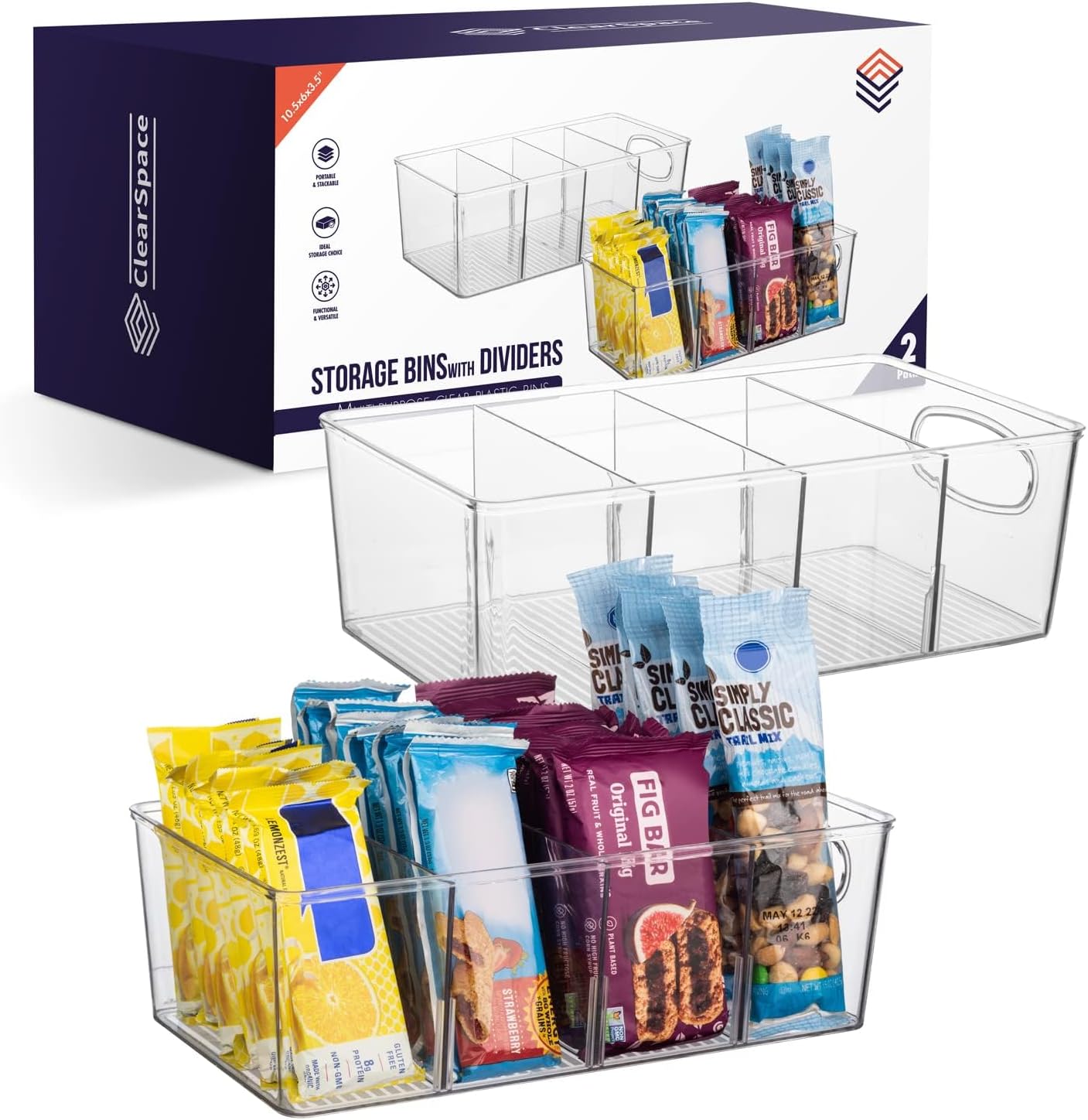 ClearSpace Pantry Organizers and Storage, Cabinet & Kitchen Organizer and - View 3