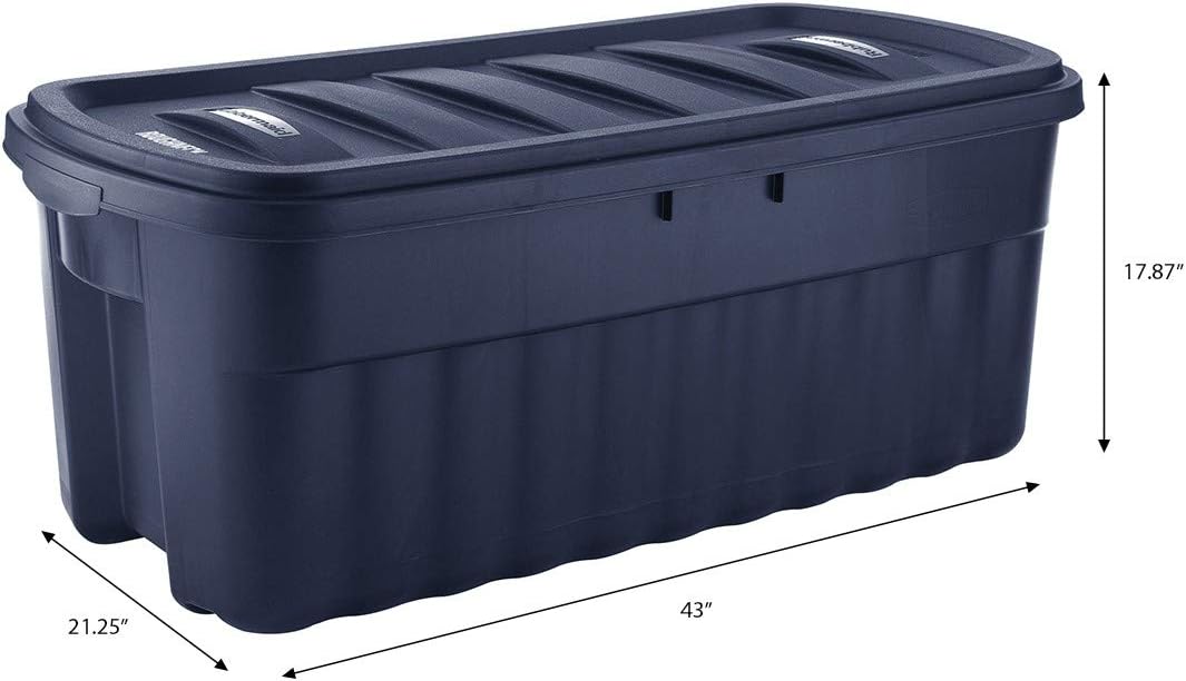 Rubbermaid 50 Gallon Roughneck️ Storage Tote Durable, Reusable, Plastic Storage Bin detail 7
